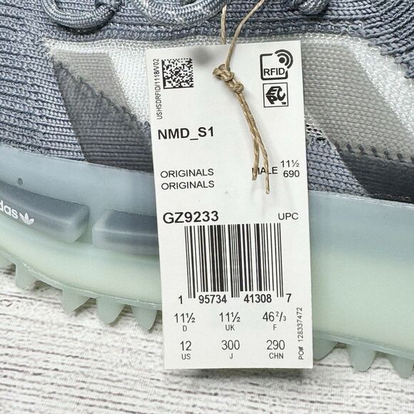 adidas NMD S1 Onyx Ice Mint Glow Men's size 12 BRAND NEW GZ9233 - Picture 6 of 9